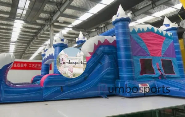 Inflatable Moonwalk Water slide