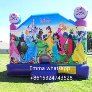 Commercial pvc cheap girls princess castle