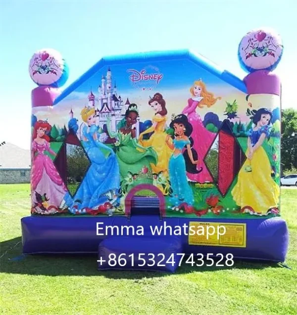 Commercial pvc cheap girls princess castle