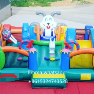 custom zoo theme bouncy castle inflatable play center bouncer bounce house combo