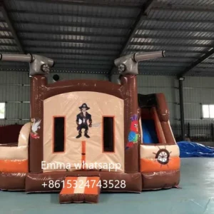 module inflatable bouncer slide combo