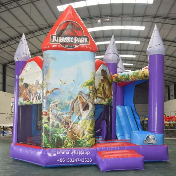 Commercial tropical bounce house inflatable combo