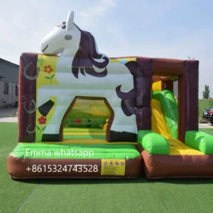 Module series horse bounce house commercial combo