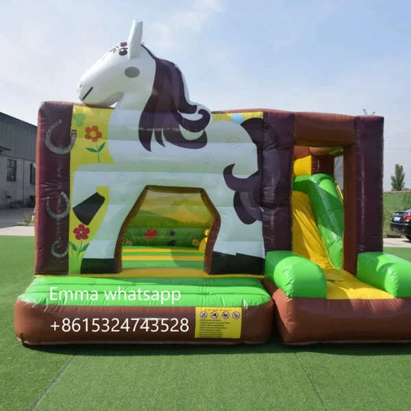 Module series horse bounce house commercial combo