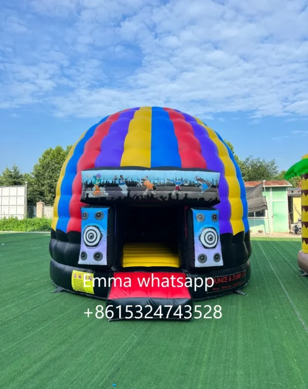 girl thing inflatable party castle disco