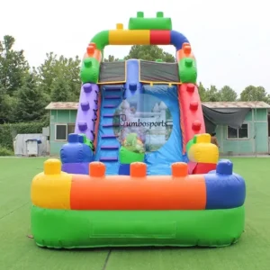 classic block inflatable water slide