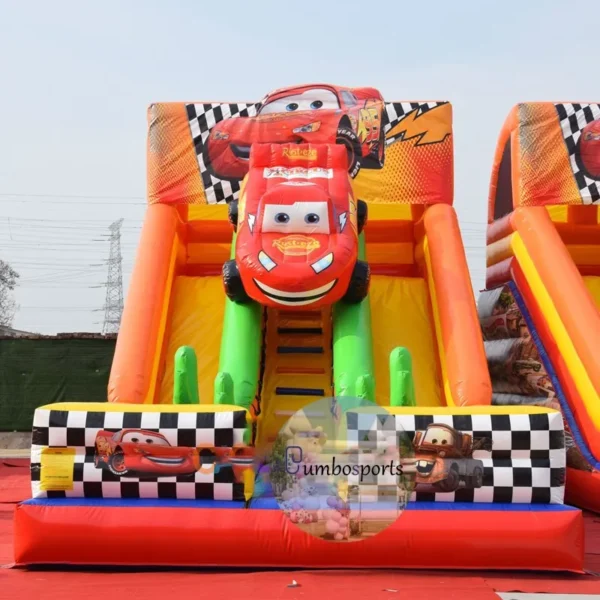 dual lane slide inflatable