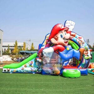 Hot Sale Commercial water slide wet and dry combo