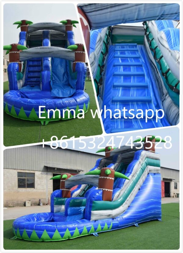 Customize popular children water slide